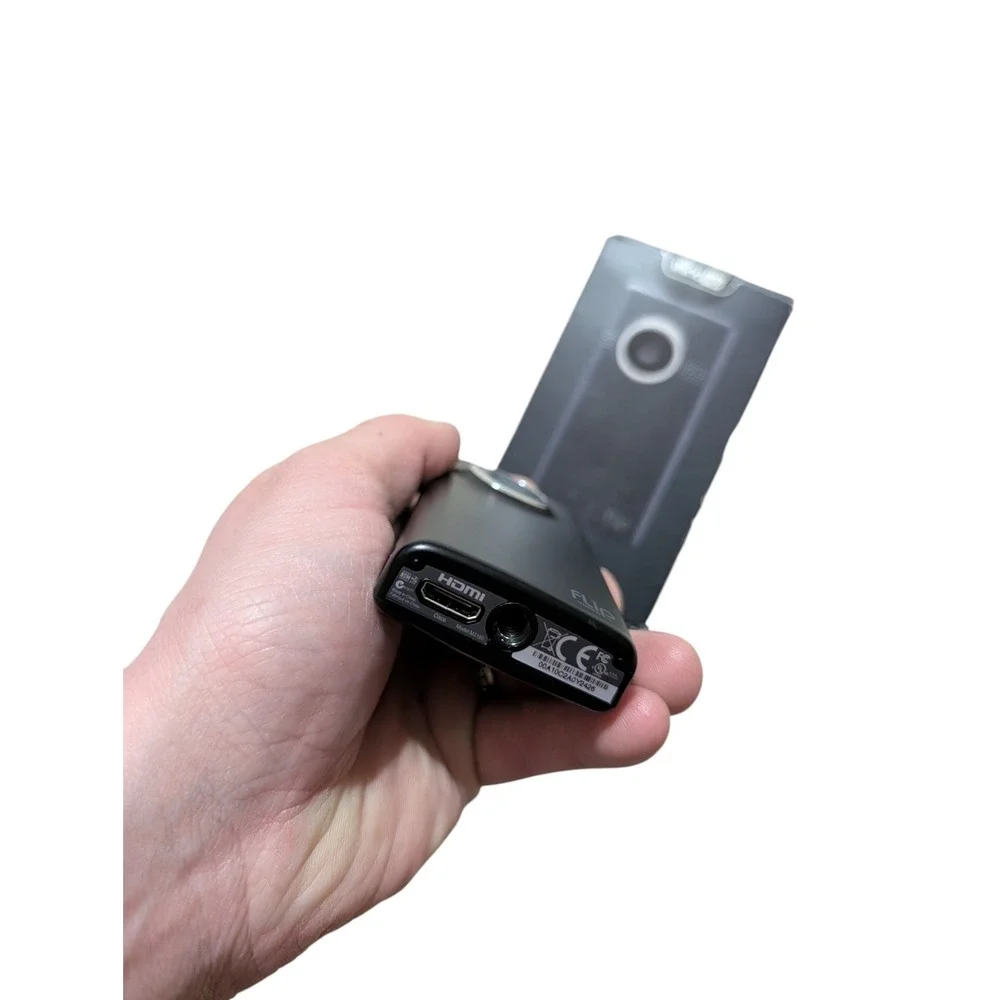 Cisco Flip Video MinoHD Black Digital Camcorder Model M2120 Parts Repair Box